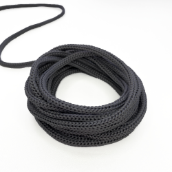 Шнур для одежды d-4.5мм, цвет Серый (на отрез)  в Рузе