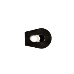 Зажим для шнура 4 мм KL цвет Чёрный + Белый (поштучно) в Рузе