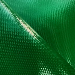 Ткань ПВХ 600 гр/м2 плотная (Ширина 1,5м), цвет Зелёный (на отрез) в Рузе