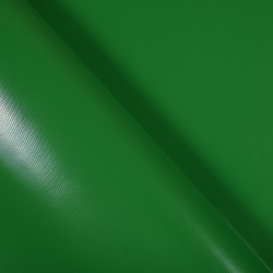 Ткань ПВХ 450 гр/м2 (Ширина 1,6м), цвет Зелёный (на отрез) в Рузе