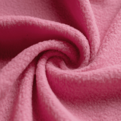 Флис Односторонний 130 гр/м2, цвет Розовый (на отрез)  в Рузе