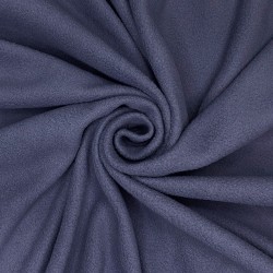 Ткань Флис Односторонний 130 гр/м2 (Ширина 150см), цвет Темно-серый (на отрез) в Рузе