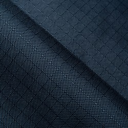 Ткань Oxford 600D PU РИП-СТОП (Ширина 1,48м), цвет Темно-Синий (на отрез) в Рузе