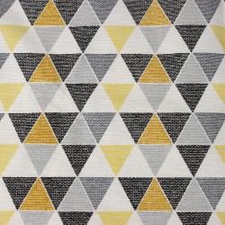 Интерьерная ткань Дак (DUCK) (ширина 1,8м), принт &quot;Малые Треугольники&quot; (на отрез) в Рузе