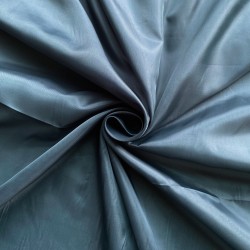 Ткань подкладочная Таффета 190Т (Ширина 150см), цвет Темно-серый (на отрез) в Рузе