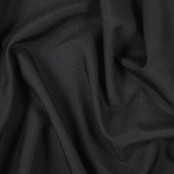 Ткань Габардин (100%пэ) (Ширина 150см), цвет Черный (на отрез) в Рузе