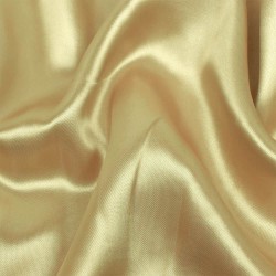 Ткань Атлас-сатин ЛЮКС (Ширина 150см), цвет Золотой (на отрез) в Рузе
