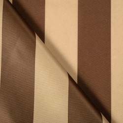 Ткань Oxford 300D PU (Ширина 1,48м), Бежево-Коричневая полоса (на отрез) в Рузе