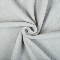 Ткань Флис Односторонний 180 гр/м2 (Ширина 150см), цвет Светло-Серый (на отрез) в Рузе