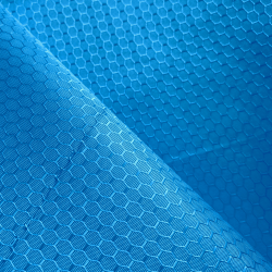 Ткань Oxford 300D PU Рип-Стоп СОТЫ, цвет Голубой (на отрез) в Рузе