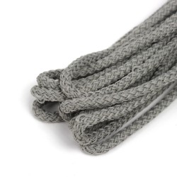 Шнур с сердечником, цвет Серый (плетено-вязанный, плотный) в Рузе