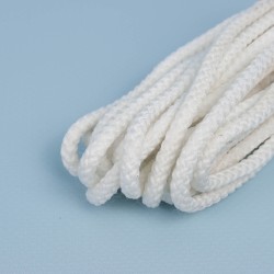 Шнур с сердечником, цвет Белый (плетено-вязанный, плотный) в Рузе