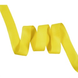 Окантовочная лента-бейка, цвет Жёлтый 22мм (на отрез) в Рузе