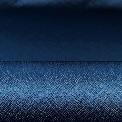 Ткань Блэкаут для штор светозатемняющая 100% (Ширина 280см)  &quot;Орнамент Синий&quot; (на отрез) в Рузе